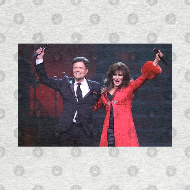 Donny and Marie Osmond Photograph by Concert Photos